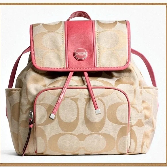 Coach | Bags | Coach Signature Sis Backpack Brand New Msrp  display picture 1